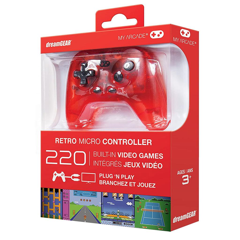 Controle com 220 jogos Retrô embutidos para TV com cabo AV