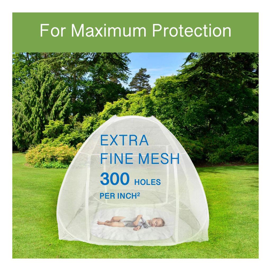 Tenda EVENNATURALS dobrável com rede anti-insetos