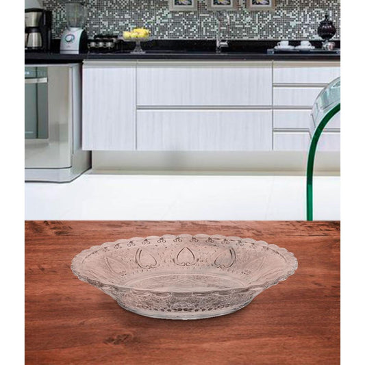 Centro de mesa de vidro king 30cm
