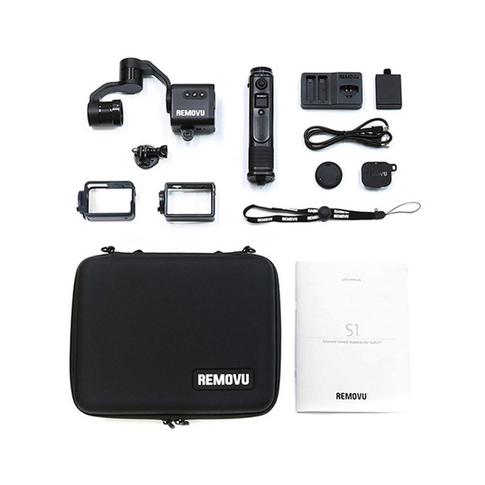 Estabilizador p/ câmeras GoPro Gimbal REMOVU S1 3 eixos c/ controle remoto s/ fio