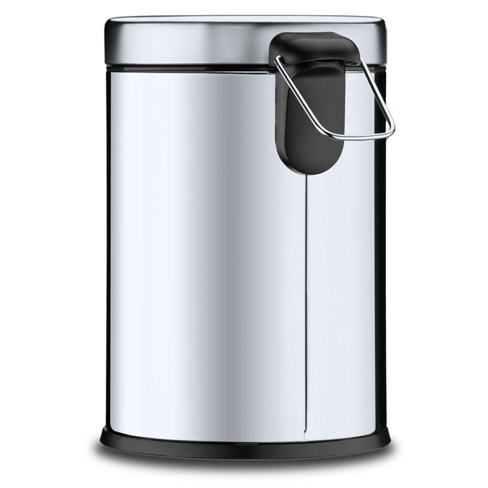 Lixeira Brinox Inox com Pedal e Balde 20L