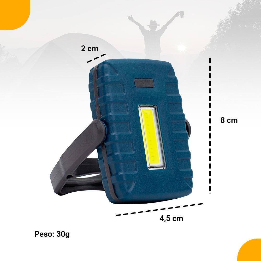 Lanterna Compacta LED Carson 4 Modos Branco E Vermelho