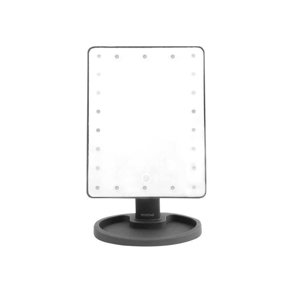 Espelho Hollywood by Vivitar 360° com 22 Leds e base para maquiagem