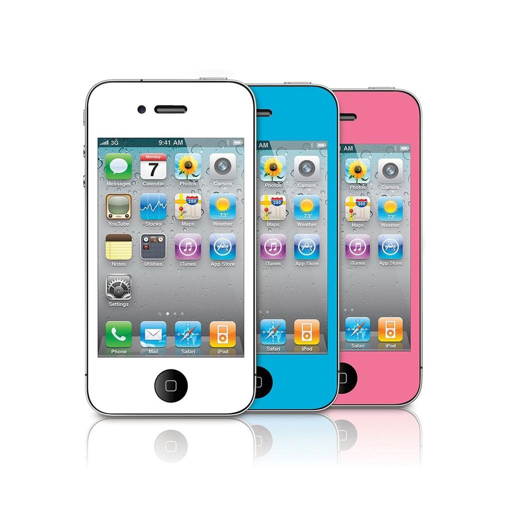 Conjunto de 3 protetores Premium para iPhone 4 / 4S