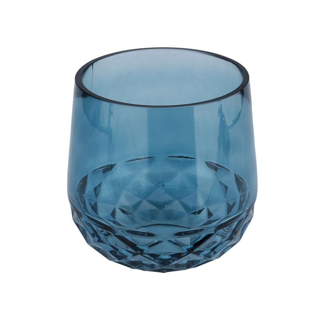 Vaso Vidro 14 x 14 x 14 Cm Pine Indigo