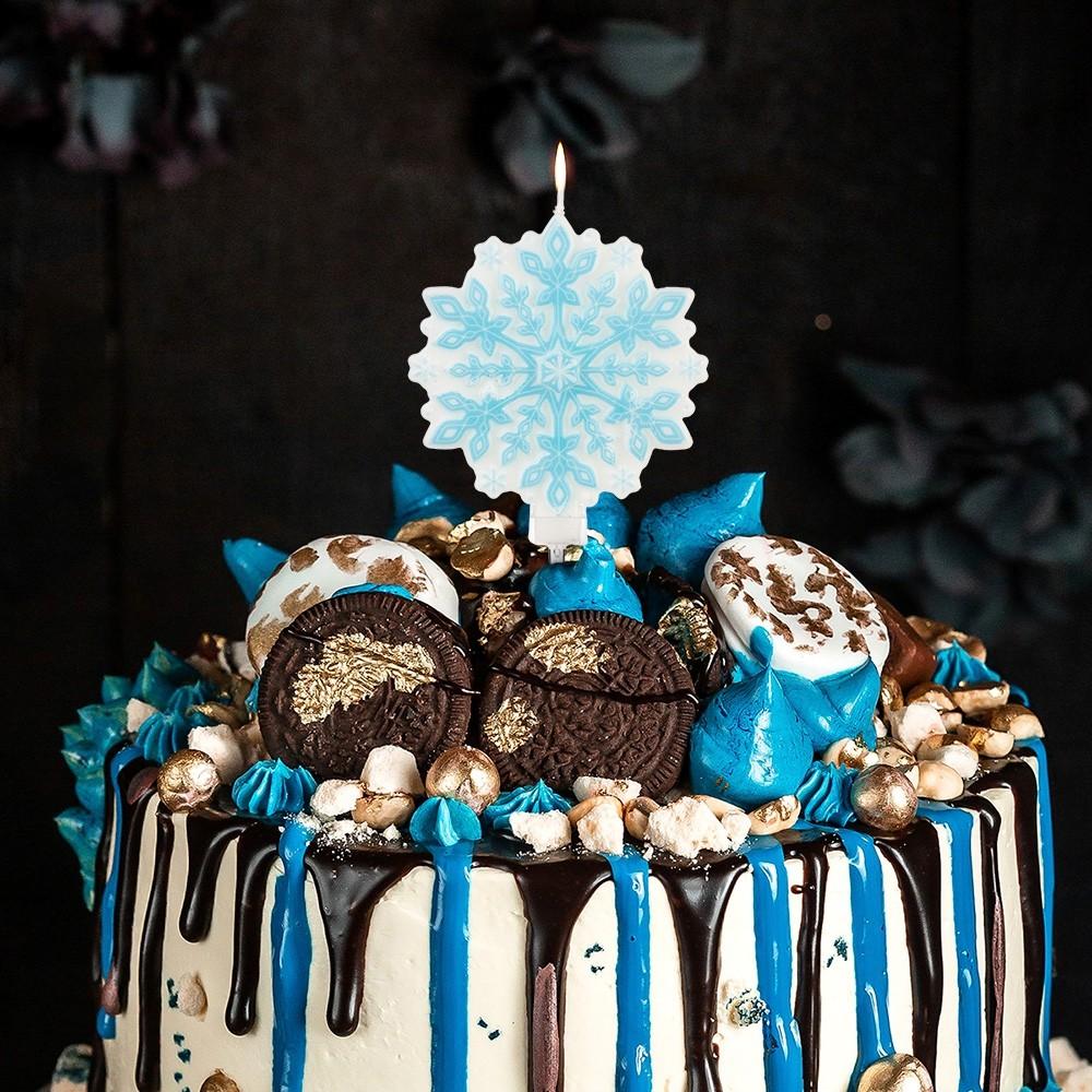 Kit Velas Frozen Castelo, Floco De Neve E Anna Decorativas