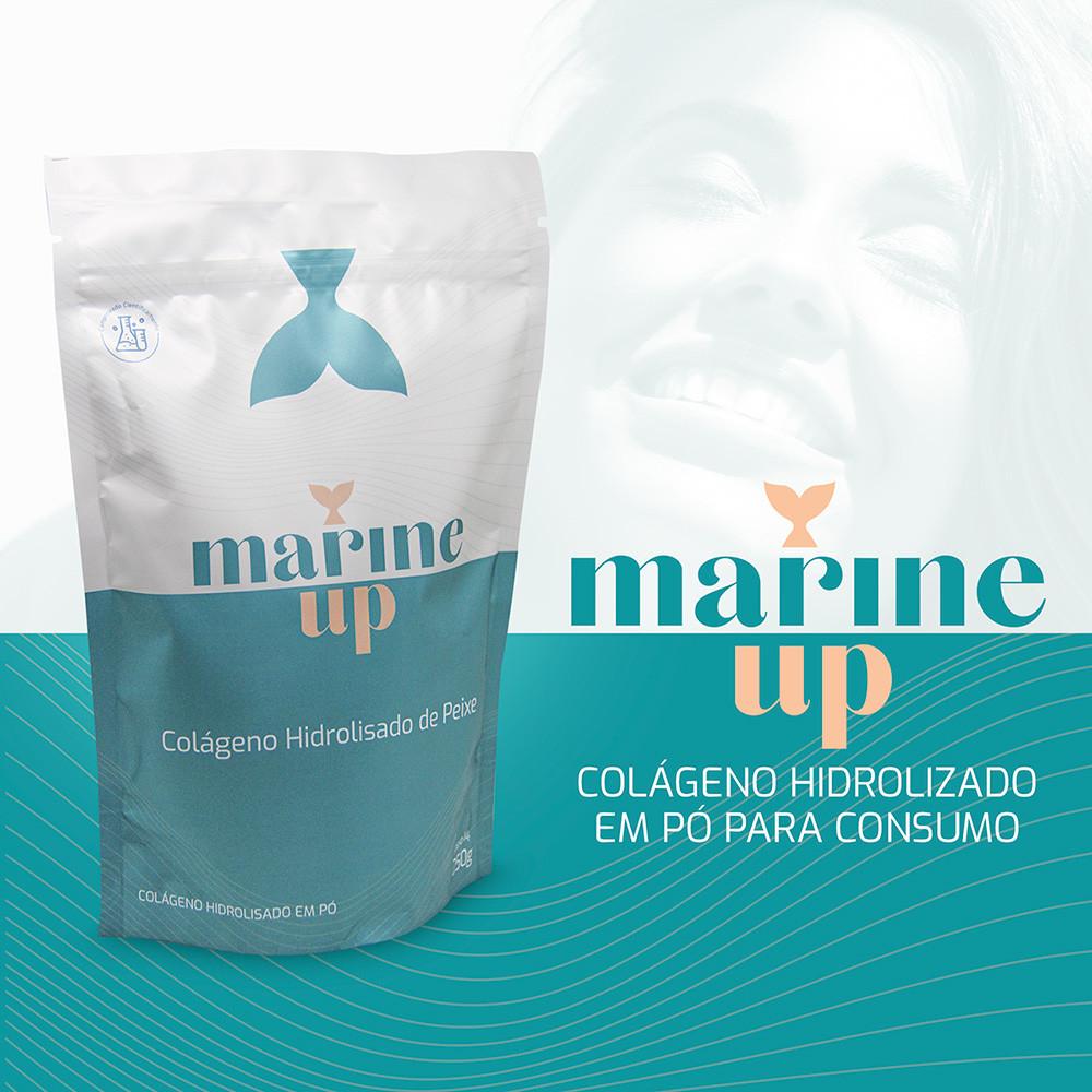 Colágeno Hidrolisado Tipo 1 E 3 De Peixe 250g Em Pó Solúvel