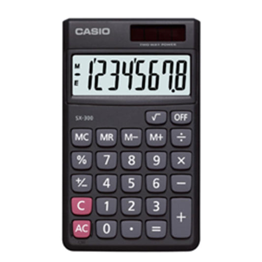 Calculadora de bolso com visor de 8 dígitos
