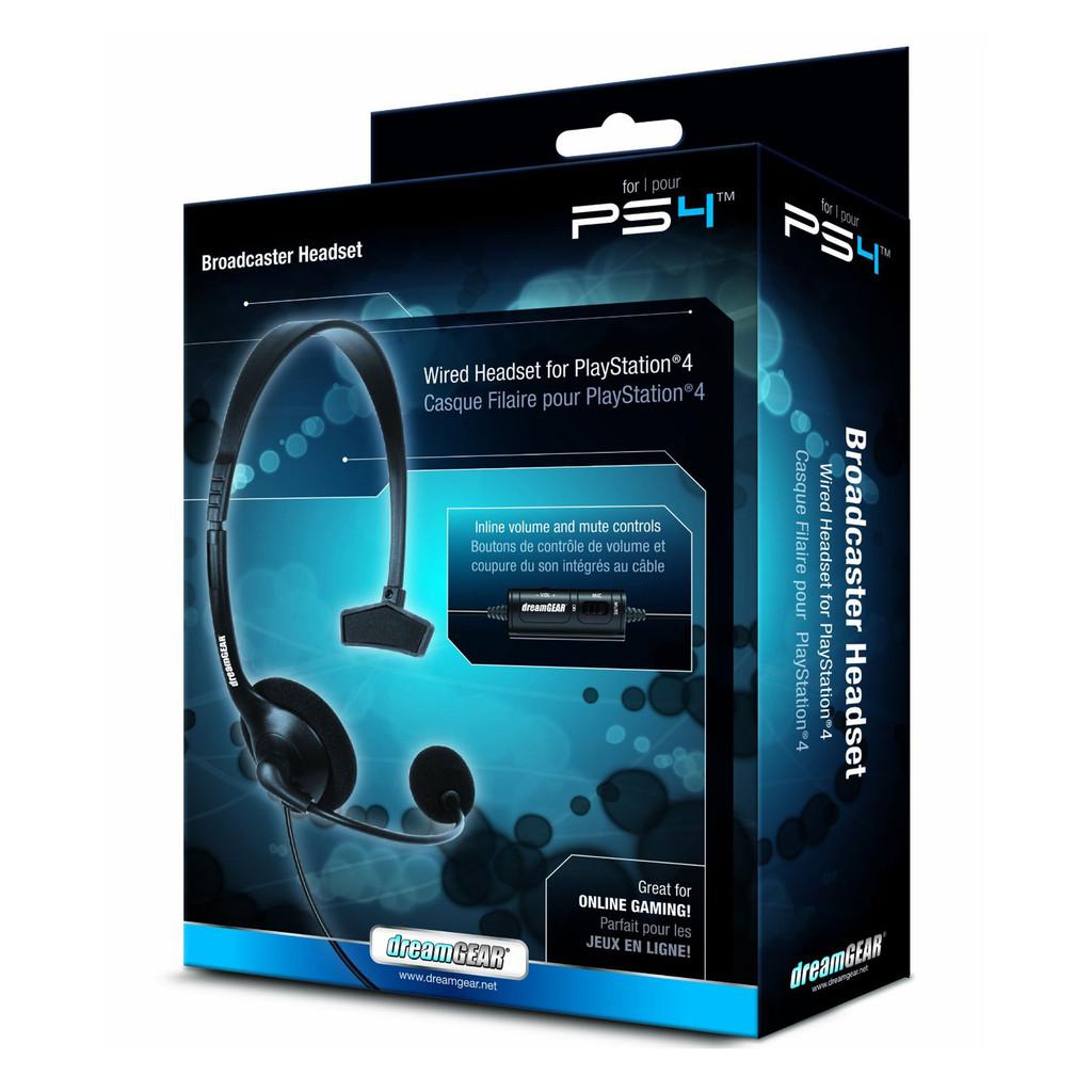 Fone de Ouvido Headset Dreamgear com microfone e controle de volume para PS4 DGPS4-6409