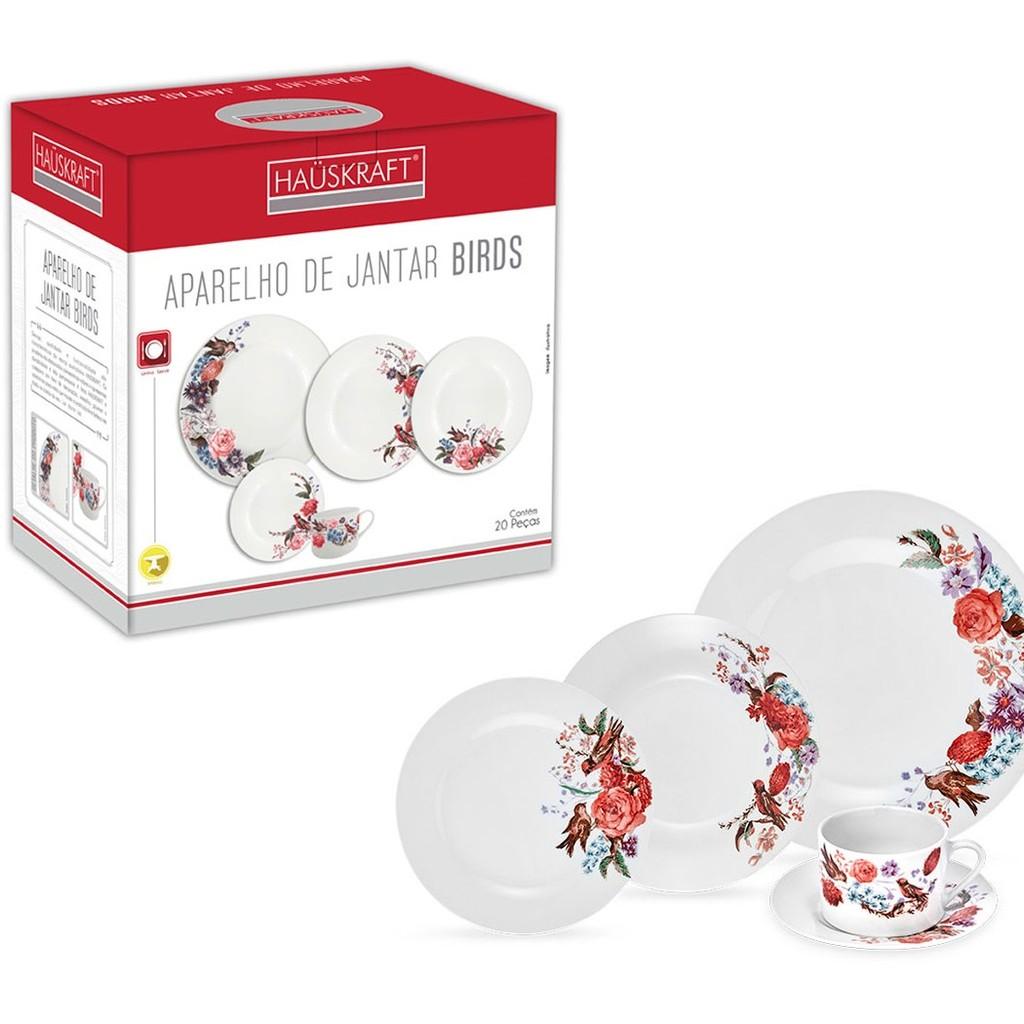 Aparelho de jantar Birds 20 peças