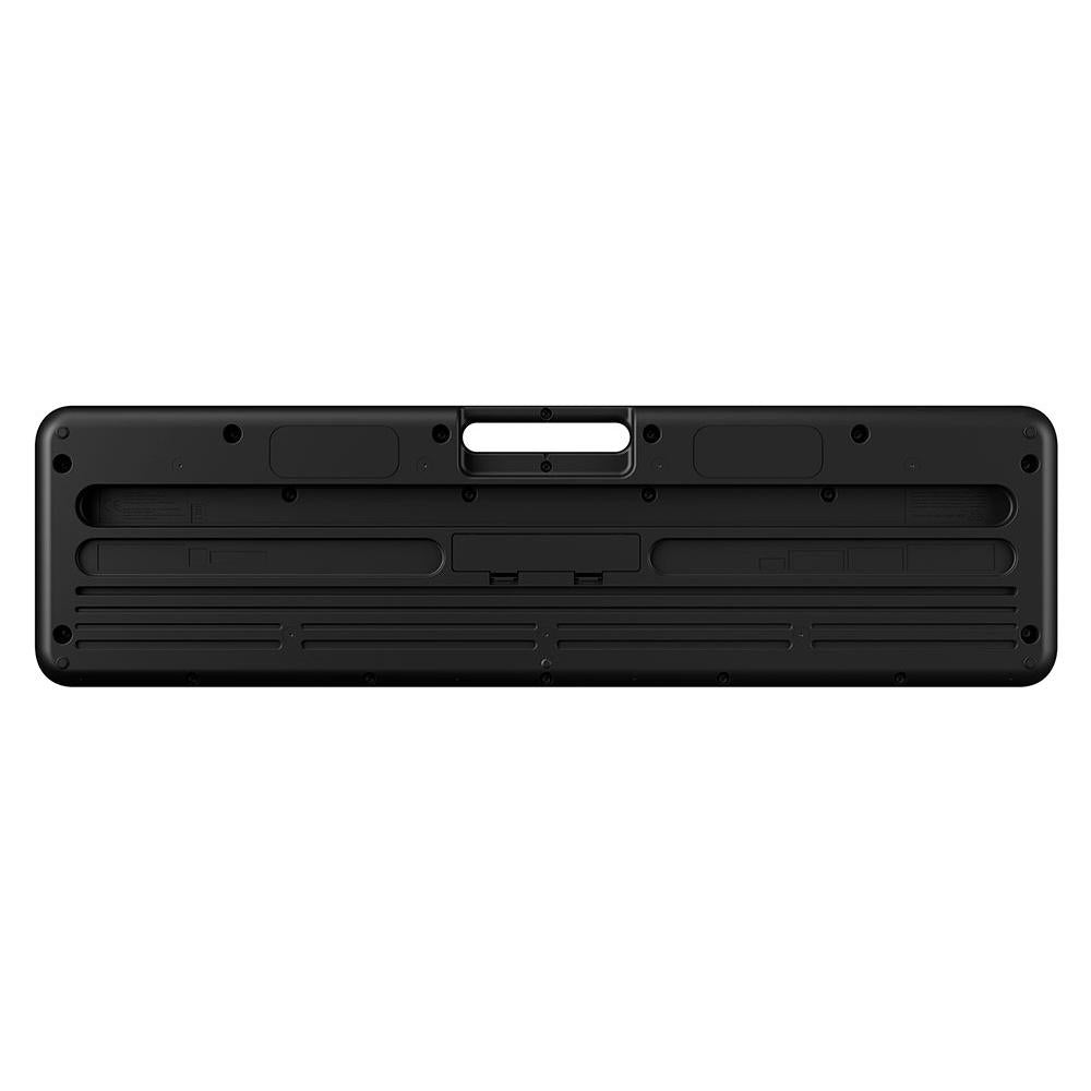 Teclado eletrônico Casio com display LCD, 61 teclas e 77 ritmos - Preto