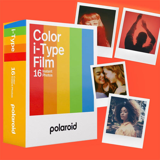 Filme Original Polaroid Color i-Type Film Para 16 Fotos Instantâneas