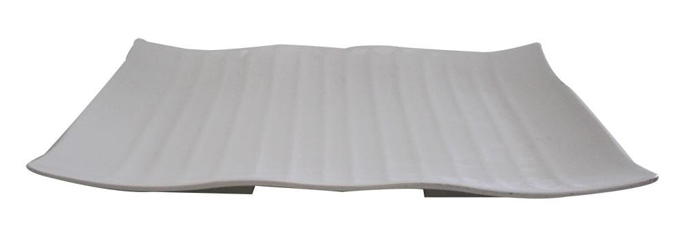 Prato Brinox Retangular 42Cm Melamina Branco