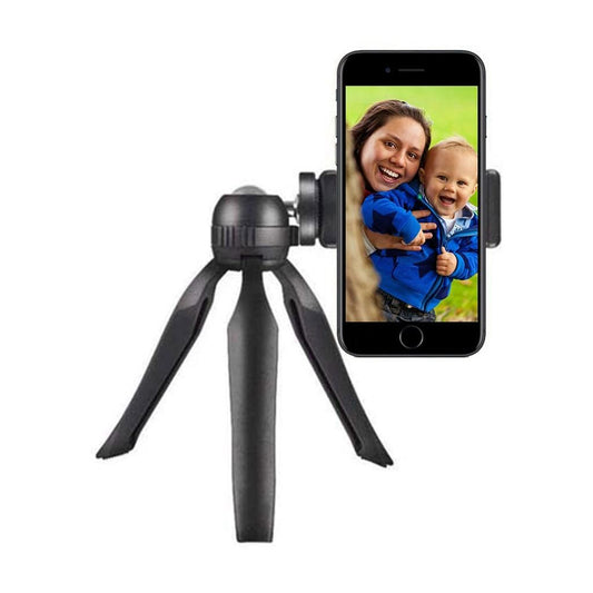 Tripé compacto 7.5´´ Vlog PodCast Vivitar com adaptador para Smartphone