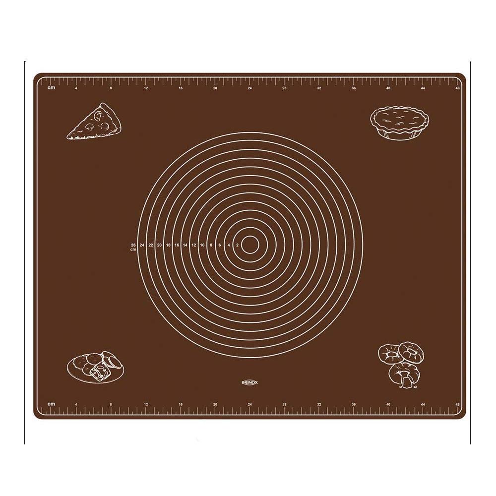 Esteira de Rolamento de massa Glacê 50 x 39,5 cm - Chocolate Brinox