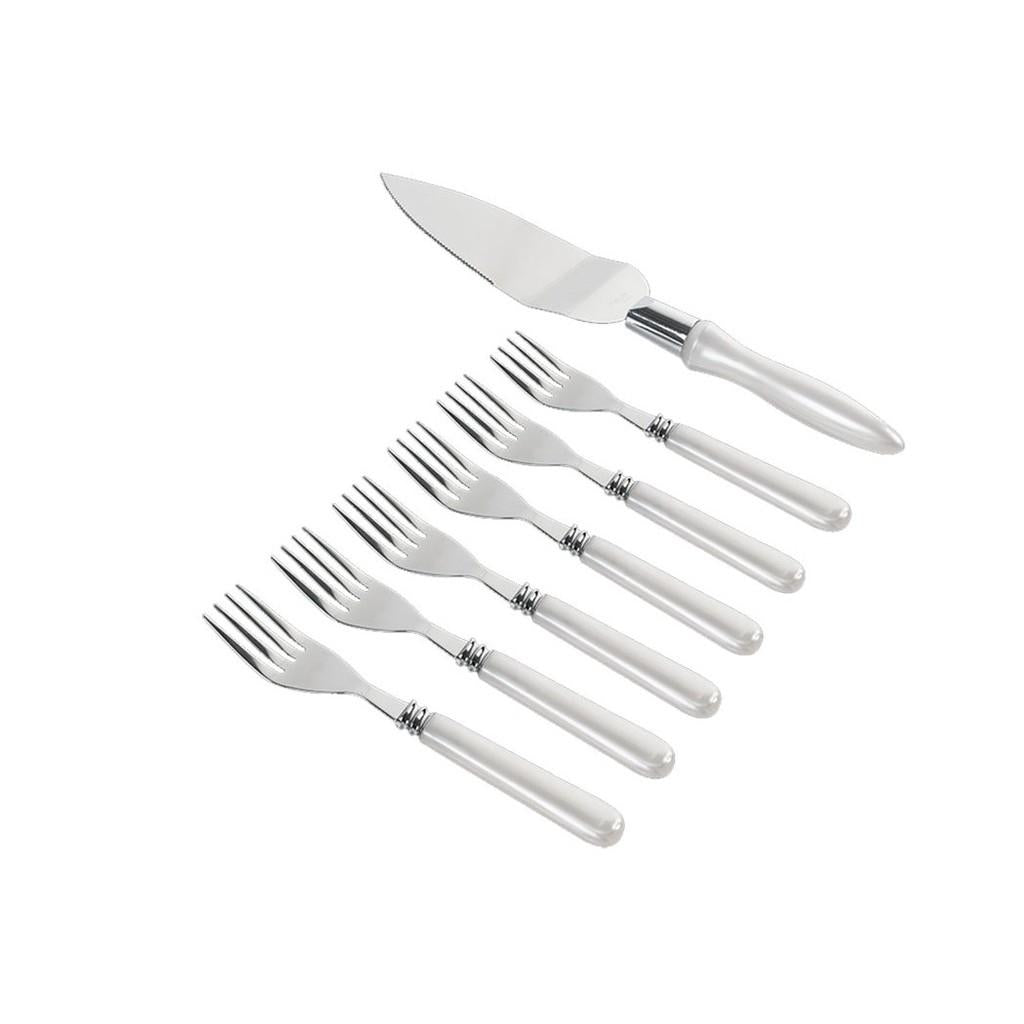 Conjunto para bolo 7 peças Flavor 6 garfos + 1 pá - Haus
