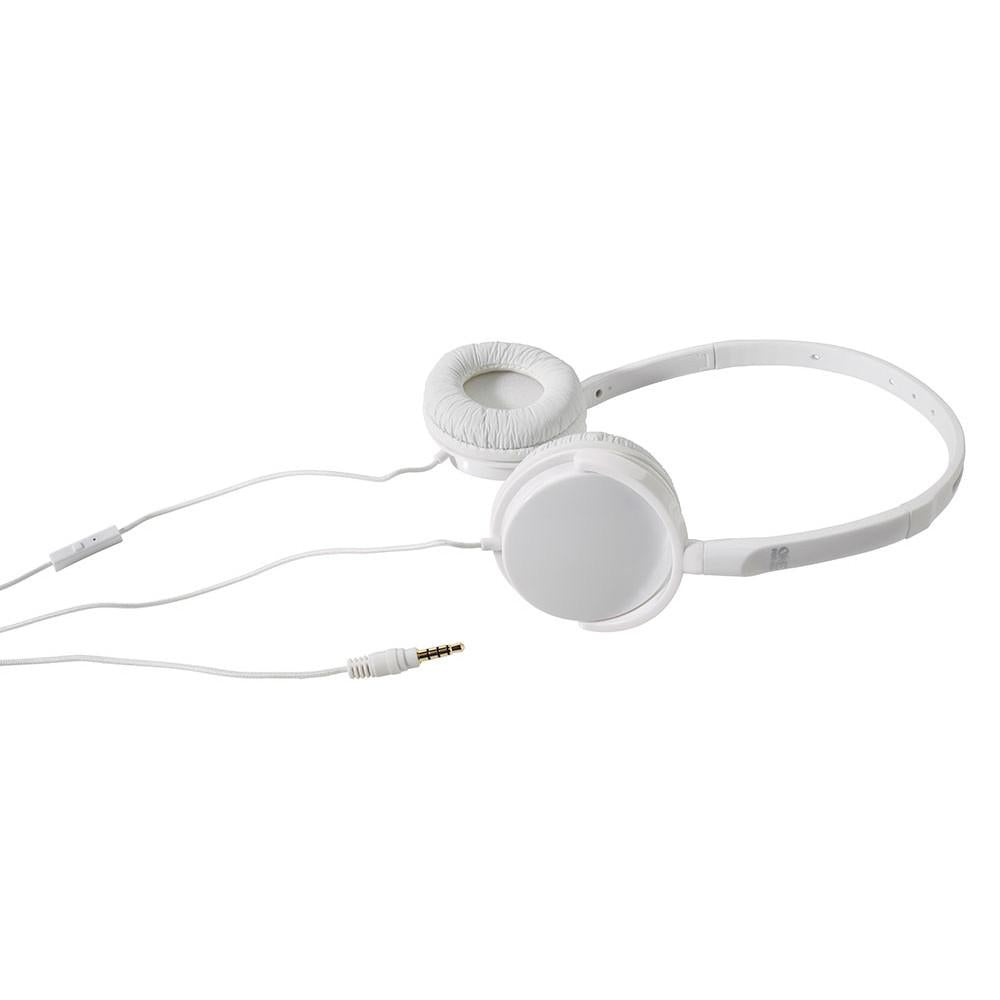 Headphone com microfone e controle de funções no cabo