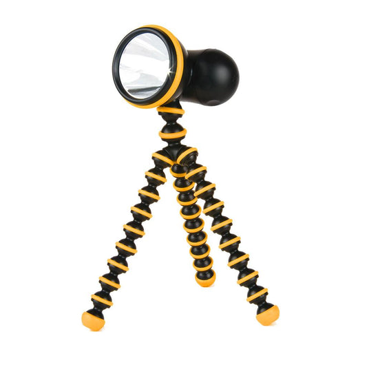 Luminária com hastes flexíveis e pés magnéticos - Gorilla Torch