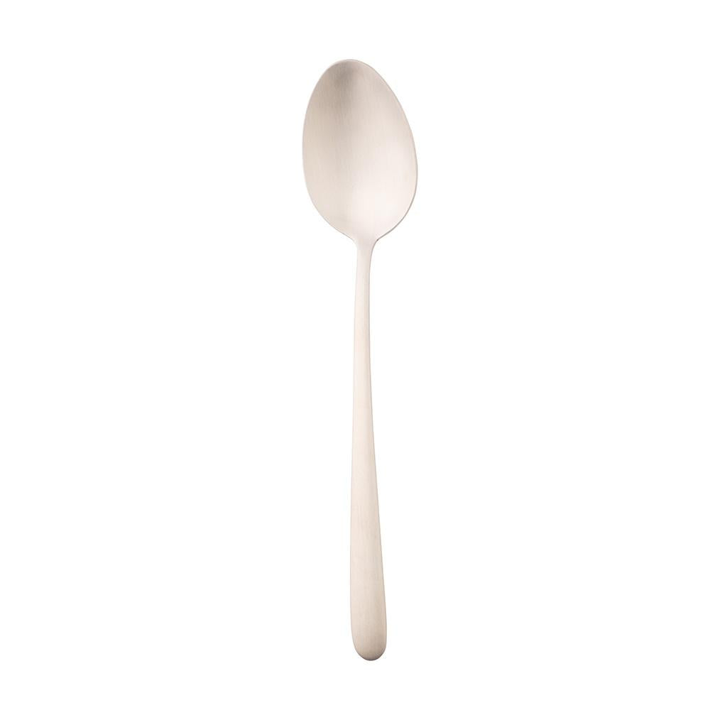 Faqueiro com 30 peças de aço inox Viena champanhe fosco