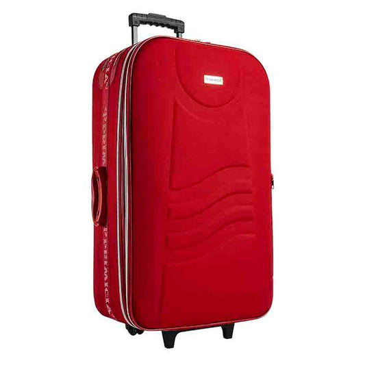 Mala viagem Primicia Poliéster Rodinhas Grande - Vermelha