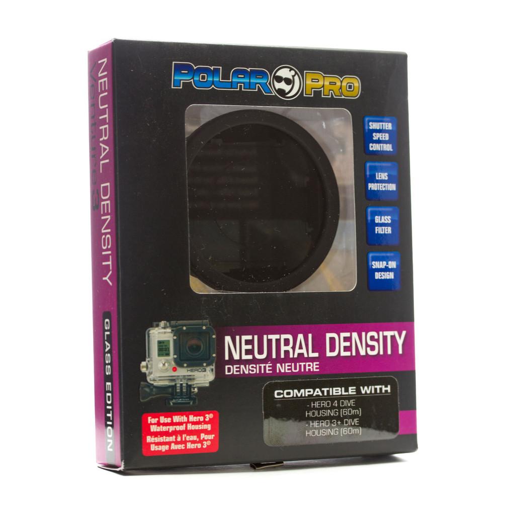 Filtro de densidade neutra para caixa estanque de câmera GoPro