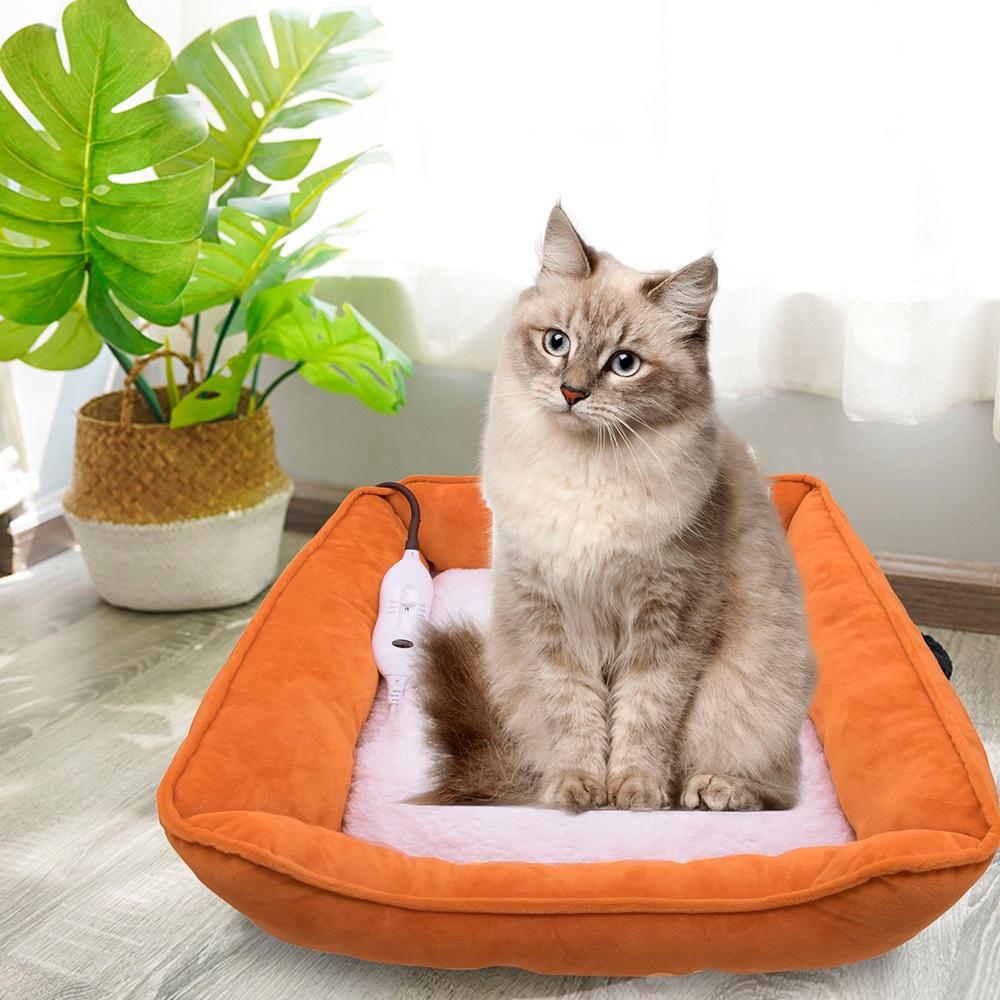 Cama para cachorros ou gatos com pelúcia e borracha antiderrapante tamanho P
