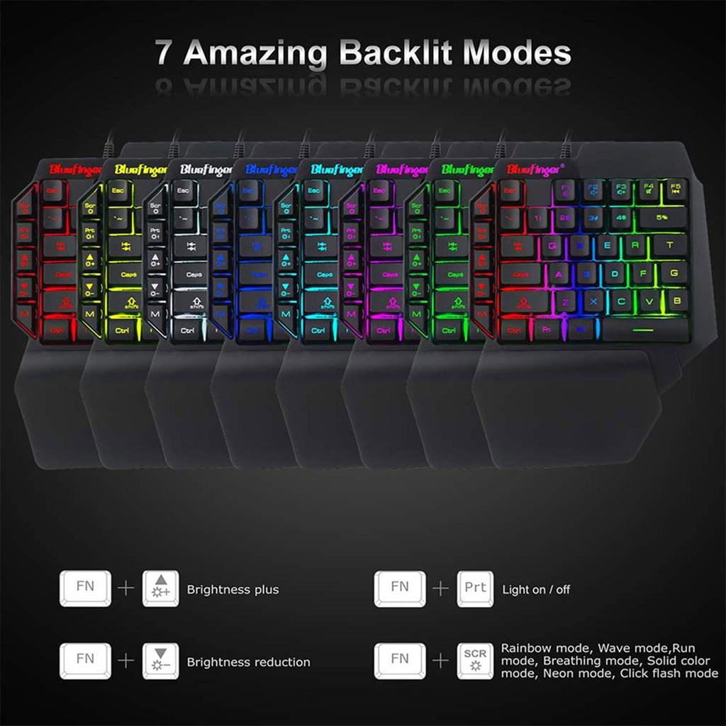 Kit Teclado Retroiluminado + Mouse para PC/MAC/PS4 e XBOX