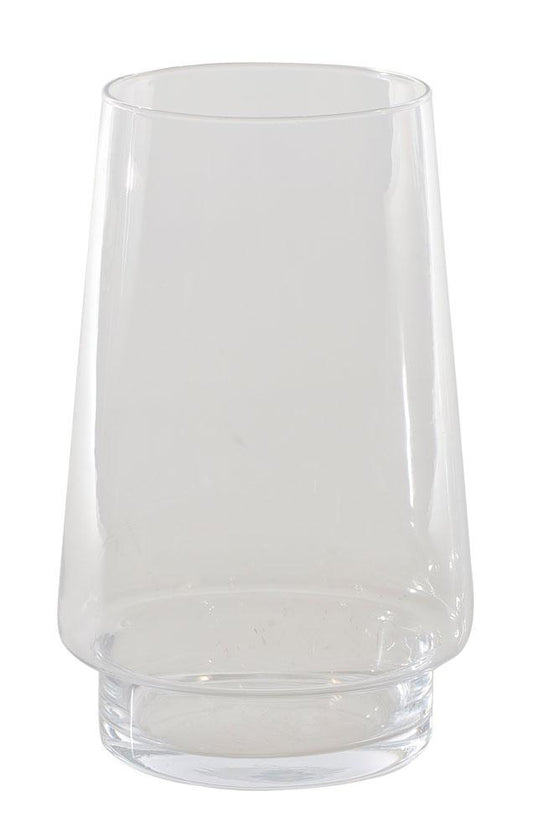 Vaso Decorativo Bianco & Nero ´Cup´em Vidro Transparente e Incolor 25 cm x 12,5 cm