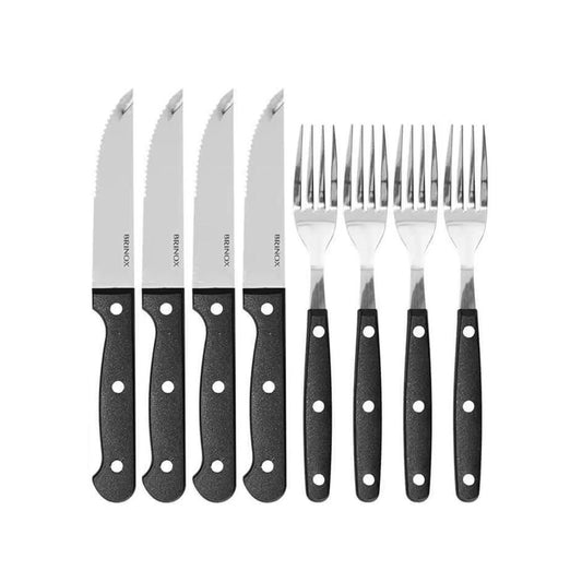 Conjunto Chumbo Para Churrasco Robustez E Estilo 8 Peças Em Aço Inox Brinox