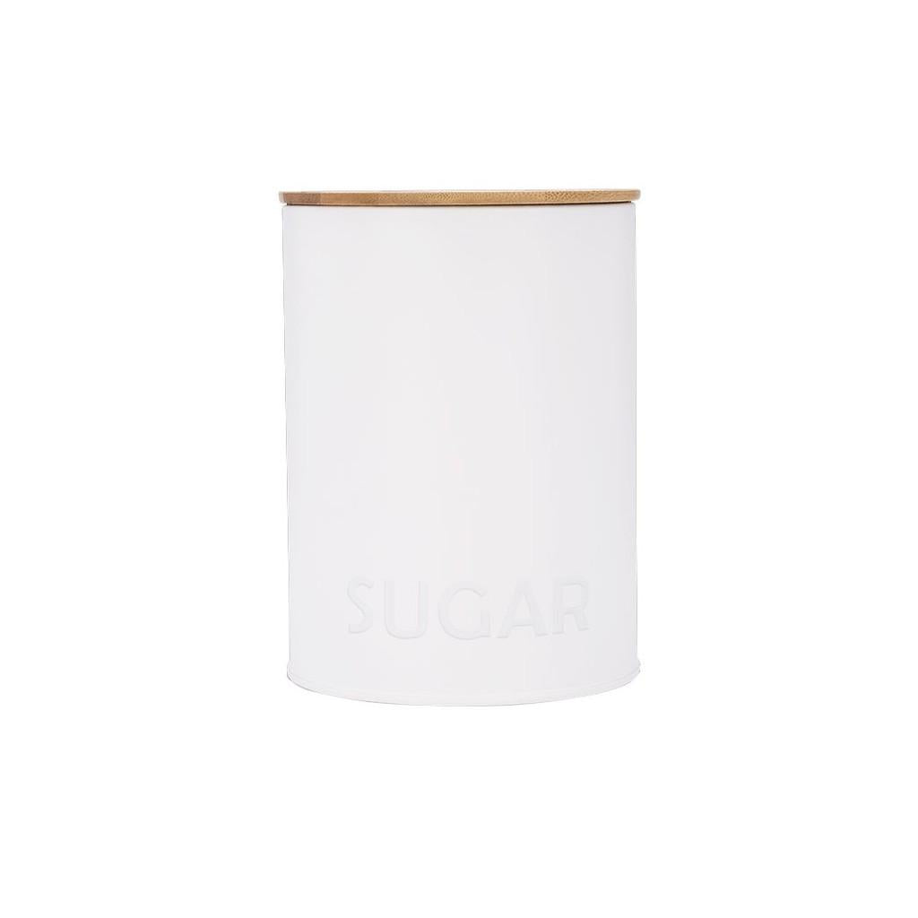 Pote Redondo Para Açúcar Canister Branco - Haus Concept 11,3 x 15,3 cm