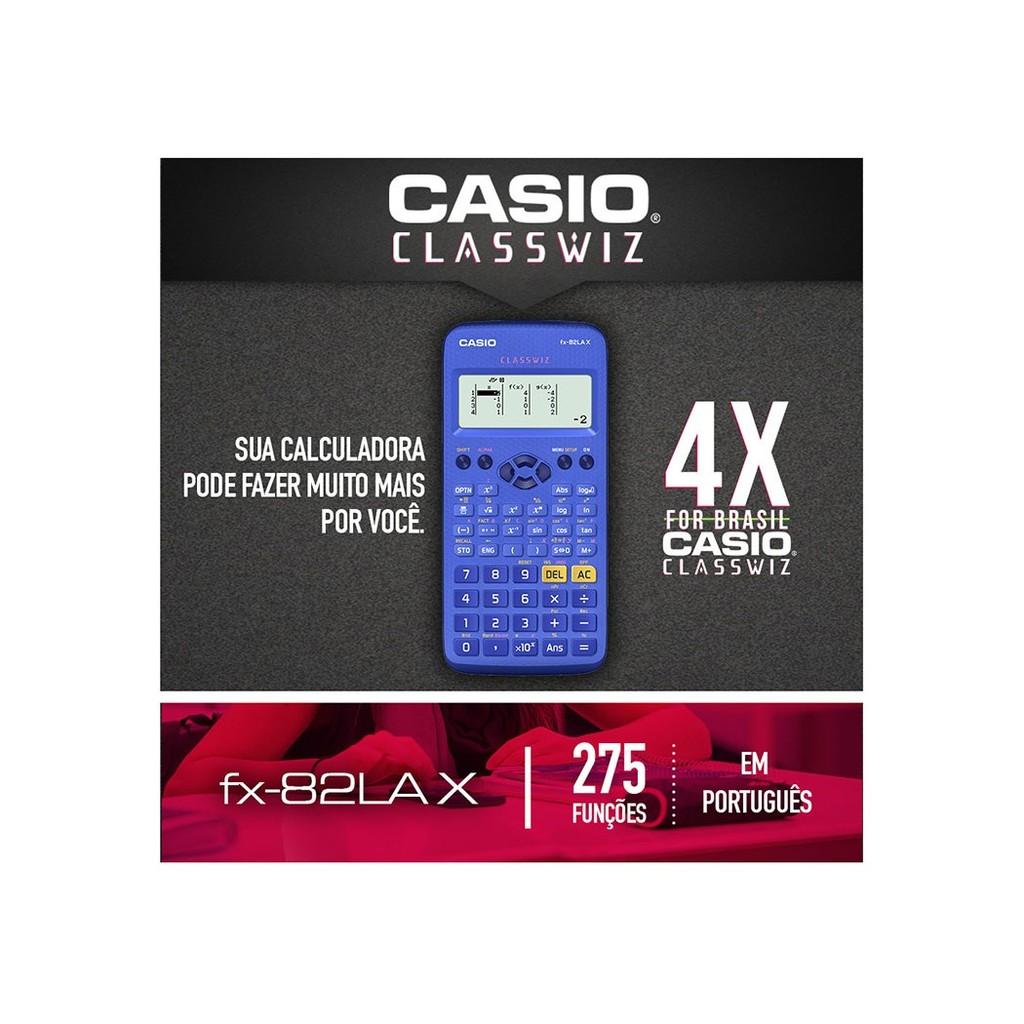 Calculadora científica Casio Classwiz Fx-82Lax com 274 Funções