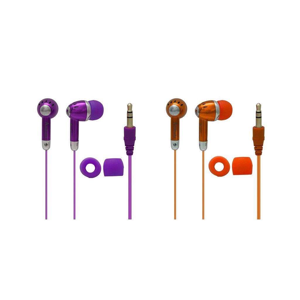 Fone de ouvido estéreo Attitudz em cores vibrantes