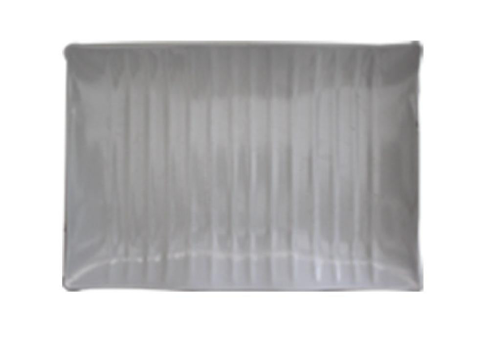 Prato Brinox Retangular 42Cm Melamina Branco