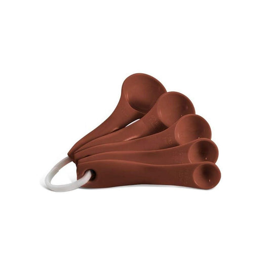 Conjunto 5 peças medidores colher Glacê - Chocolate Brinox