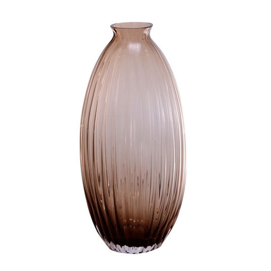 Vaso Bianco e Nero CANELADO TOPAZIO 50X25CM