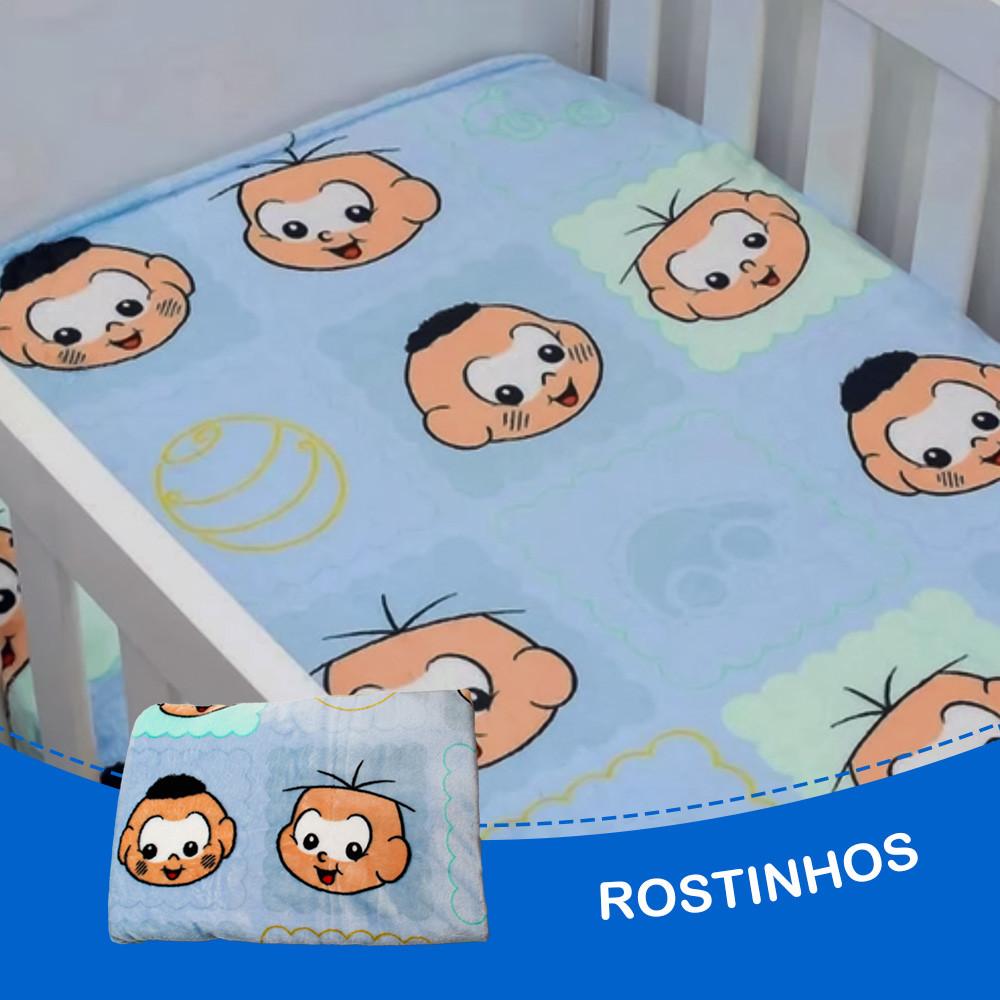 Manta Turma Da Mônica Baby Jolitex 90x110Cm Flanelada Macia