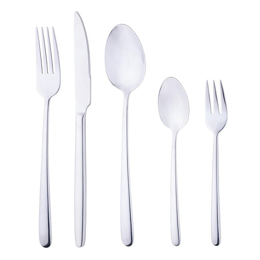 Faqueiro com 30 peças de aço inox Viena