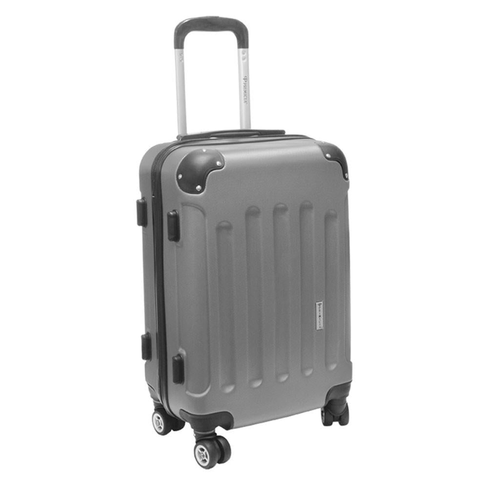 Mala viagem Primicia ABS Giro 360° Média - Cinza