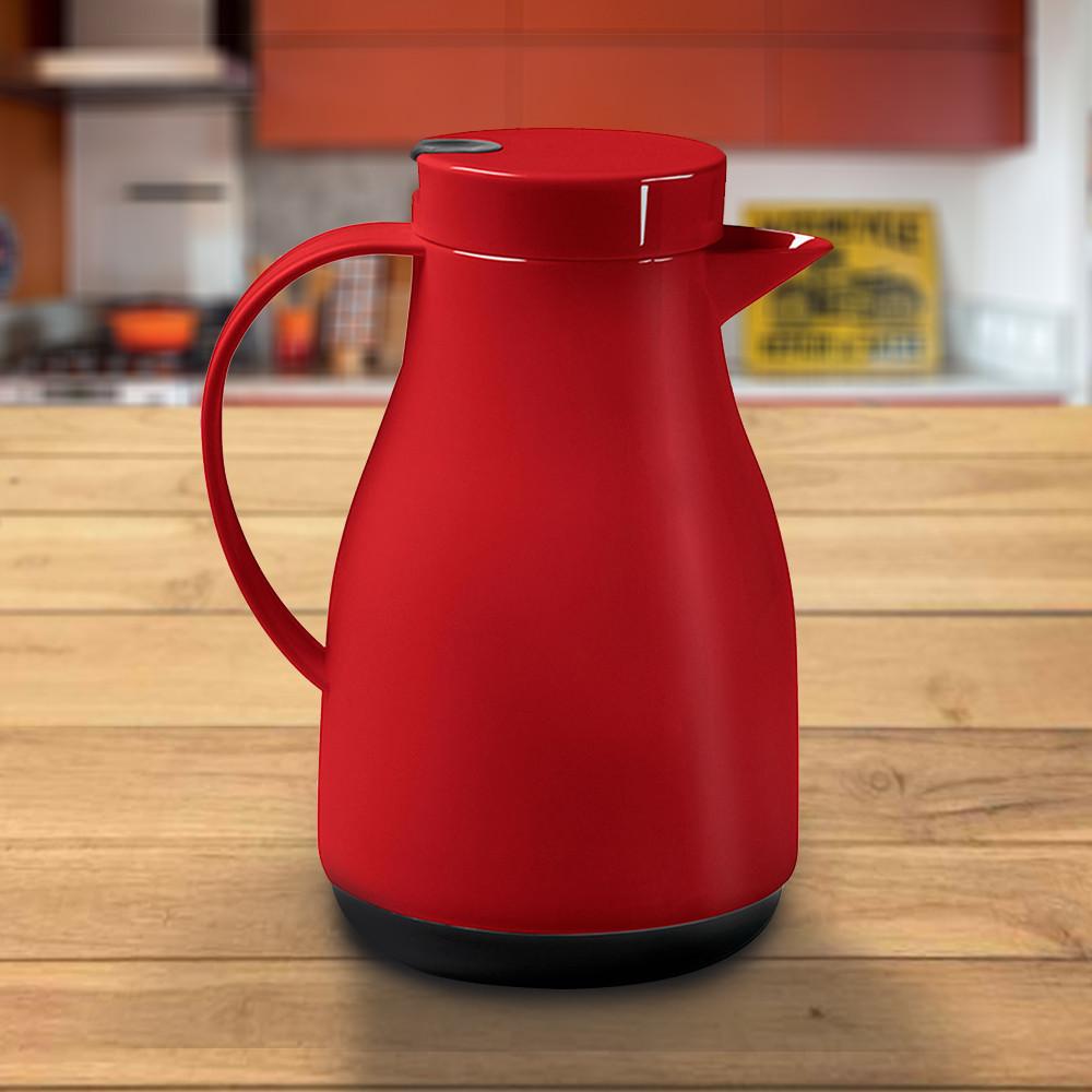 Bule Térmico C/Gatilho Keep 500Ml - Vermelho