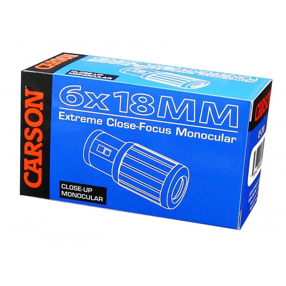 Kit Monóculo Compacto 6x18mm Lupa Freehand 2.5x Led - Carson