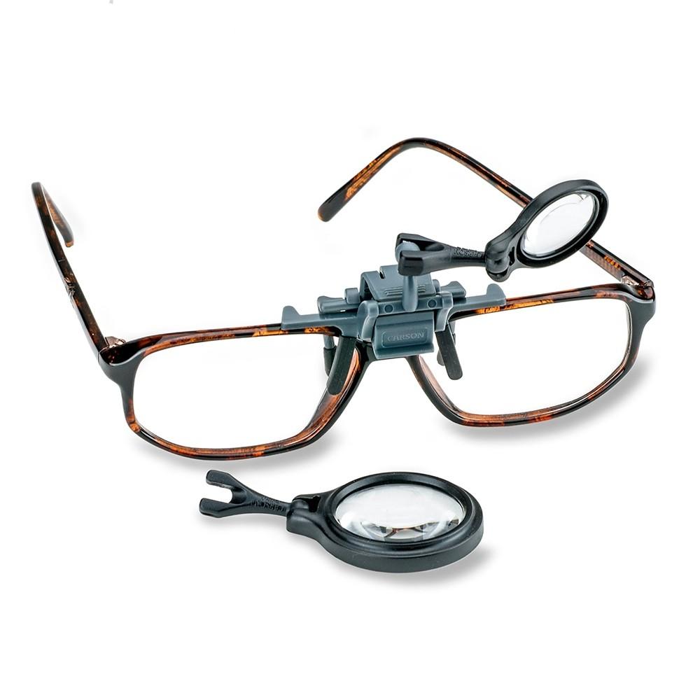 Kit Óculos Flip Up 1,5x, Lentes OcuLens 5X30/8X20 E Alça De Óculos 52cm