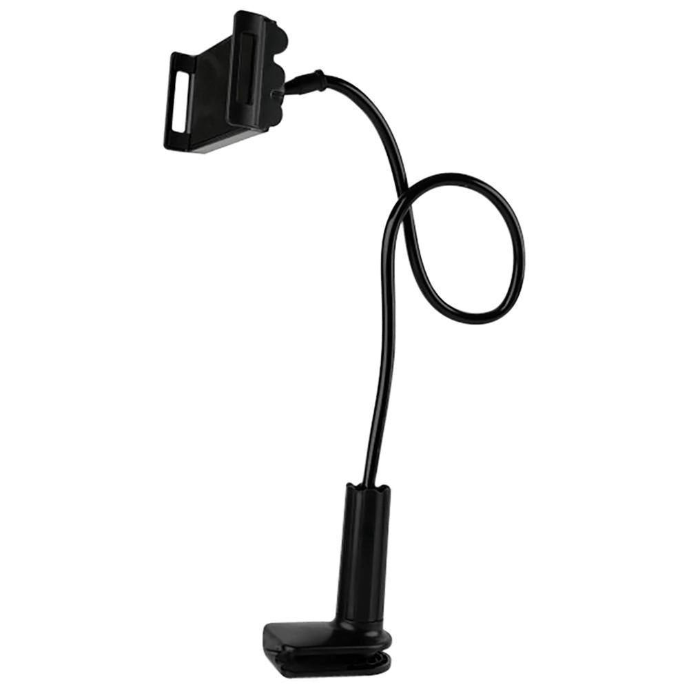 Suporte p/ Smartphone e Tablet Vivitar c/ rotação 360° e haste flexível p/ fixação em mesa