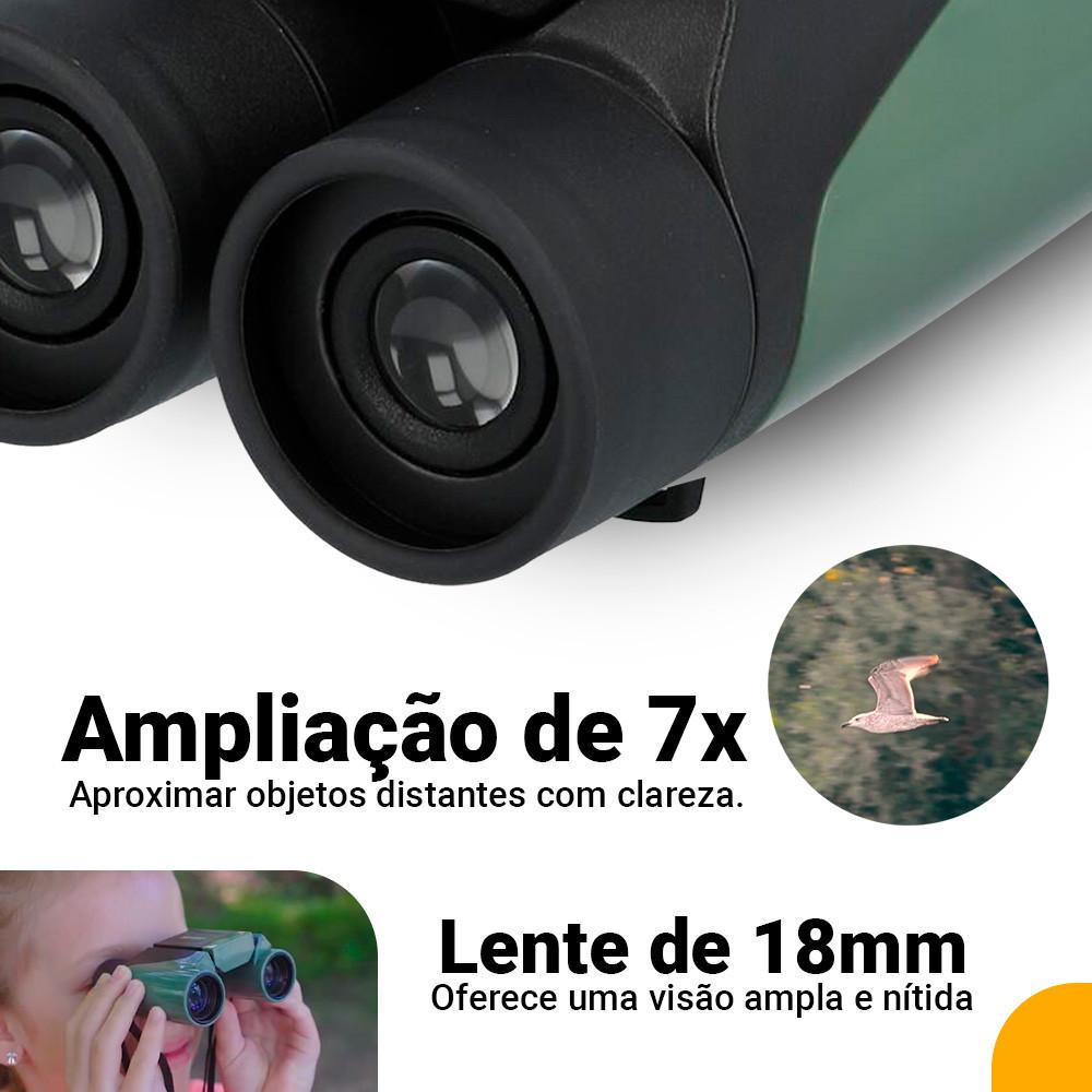 Binóculos Carson Wc-718 7x18mm Compacto Infantil