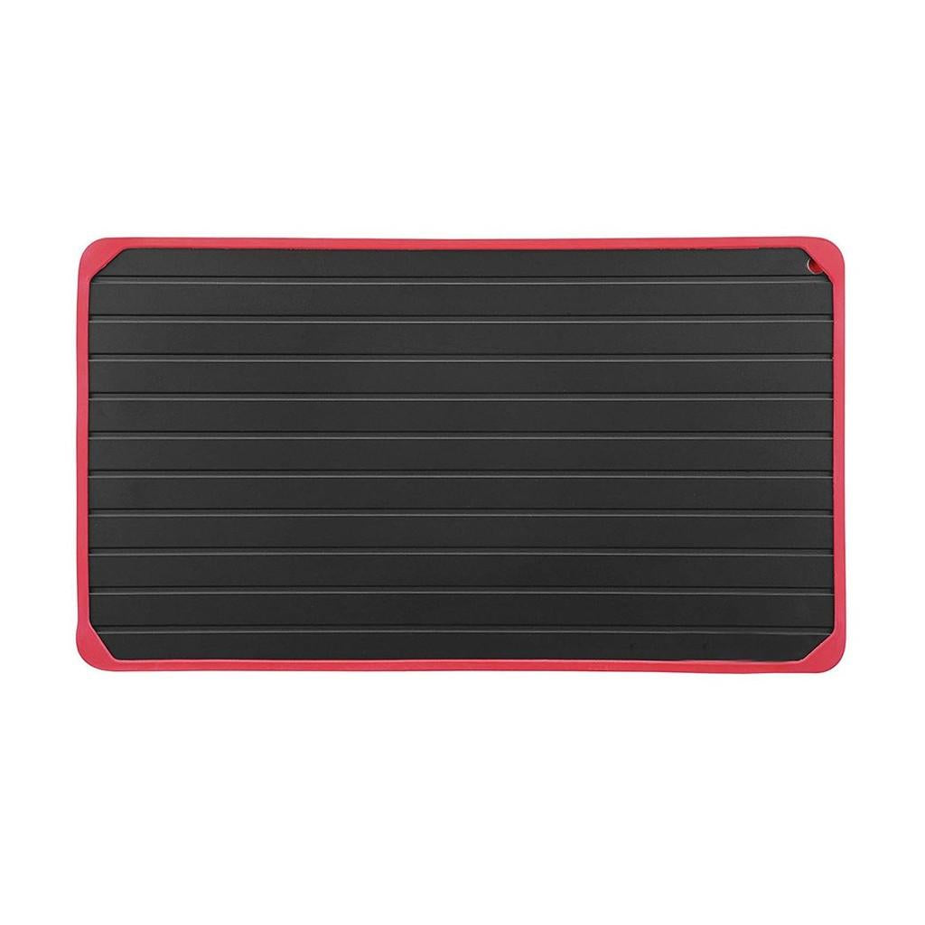Tábua para descongelar alimentos com borda em Silicone 29,6 x 1,5 x 21 cm