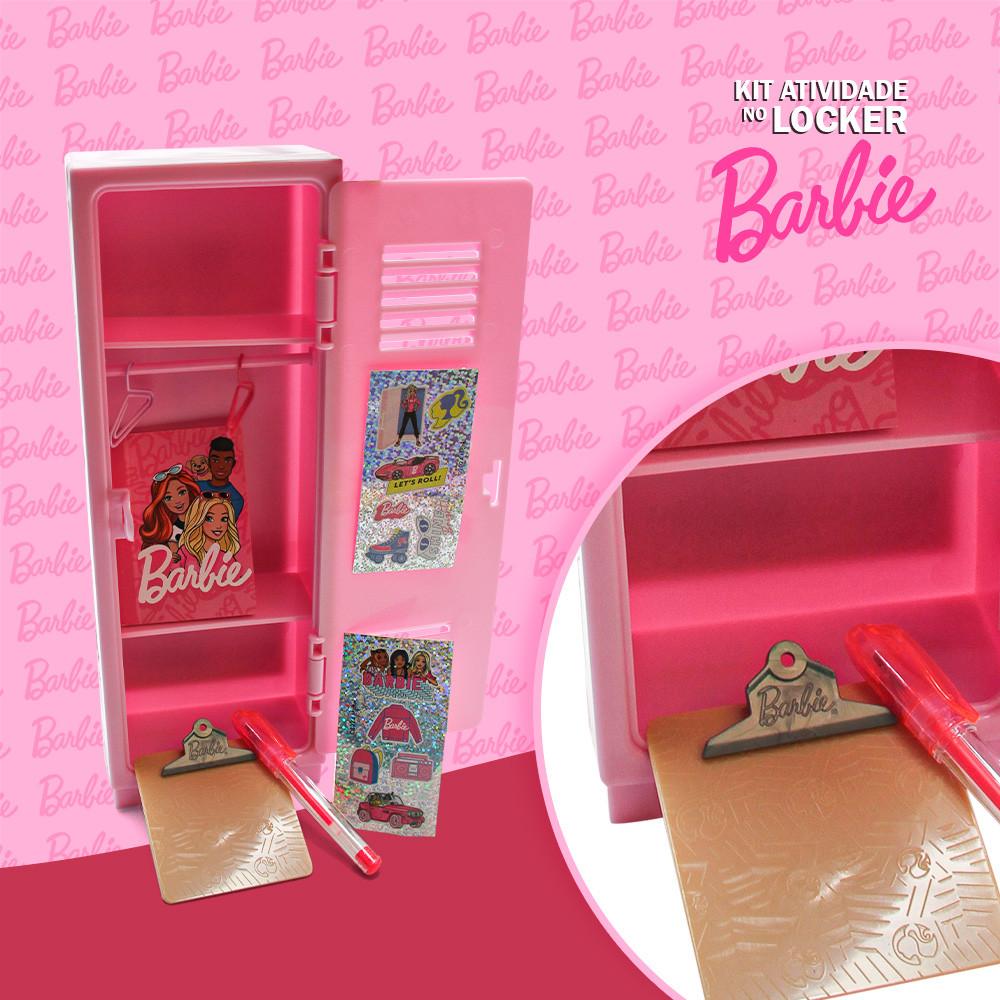 Kit Atividade Locker Barbie Toyng Criatividade E Estilo