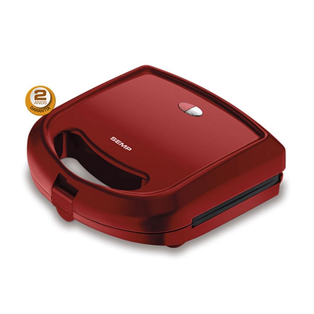 Sanduicheira/Grill Semp Coleção Hype Cherry GR3019VM 127V