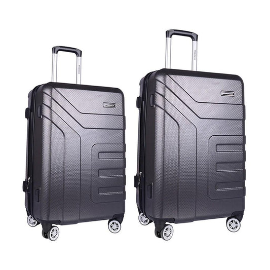 Malas viagem Primicia Livorno ABS Rodas duplas 360° Pequena e Média - Grafite