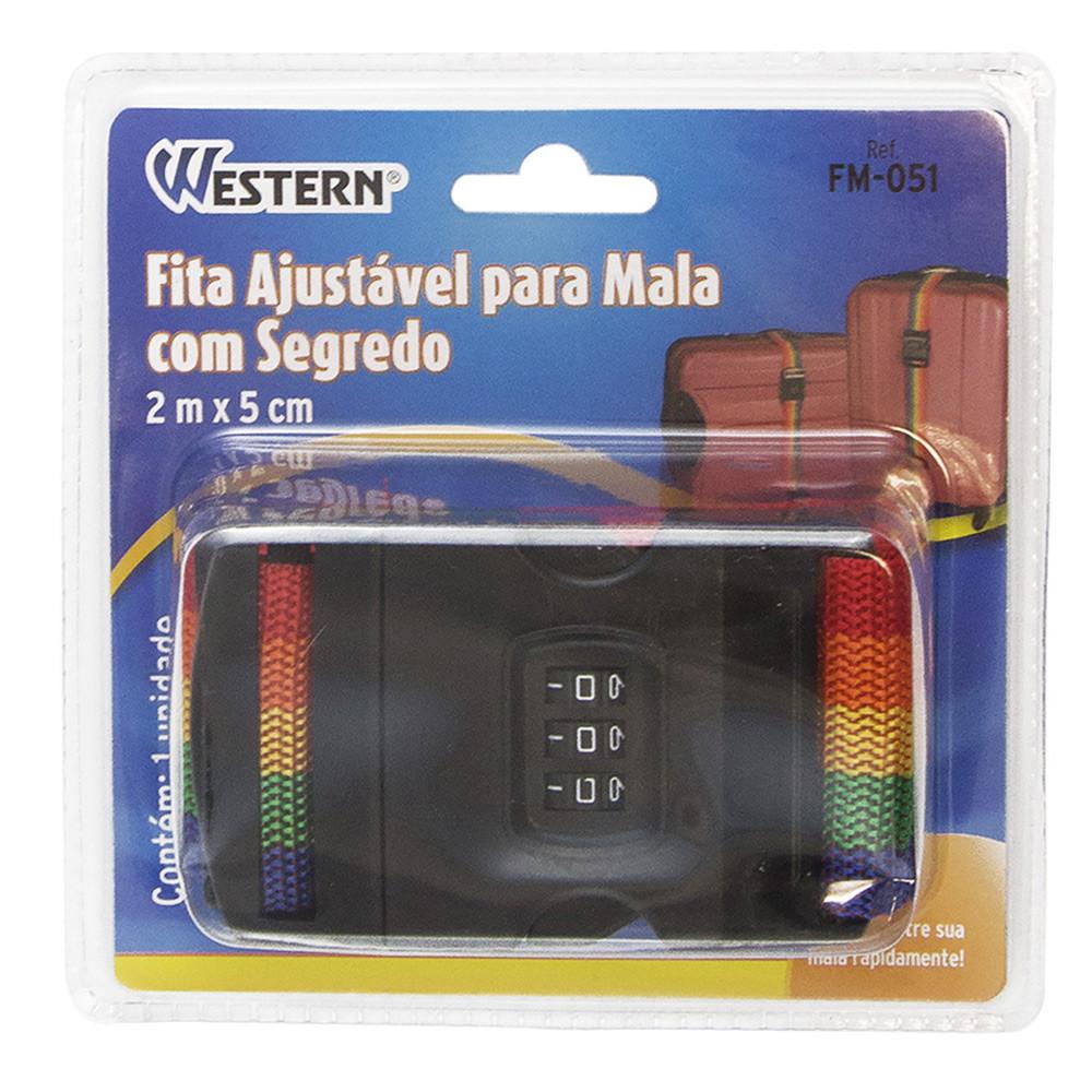 Fita ajustável Western para Mala com segredo
