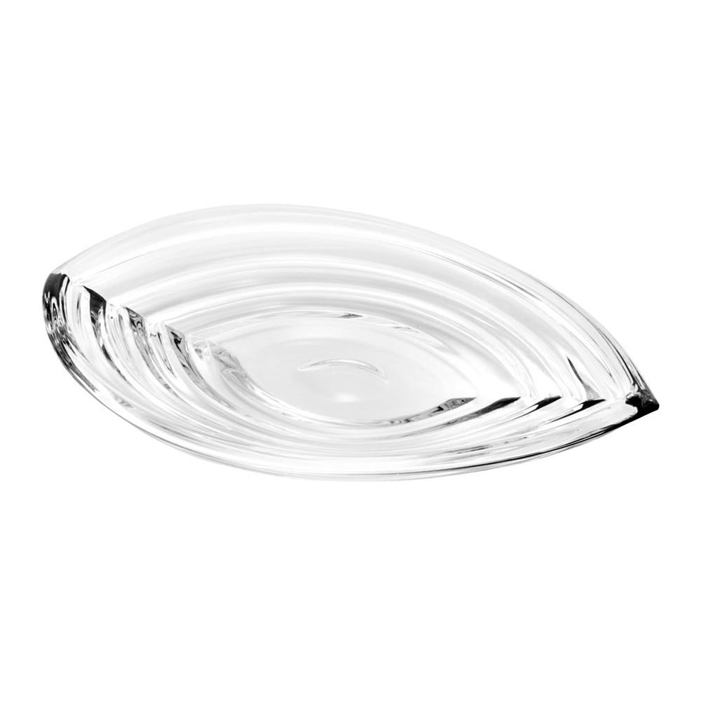 Prato de Cristal Ecológico P/Bolo Wave 36X28X3Cm
