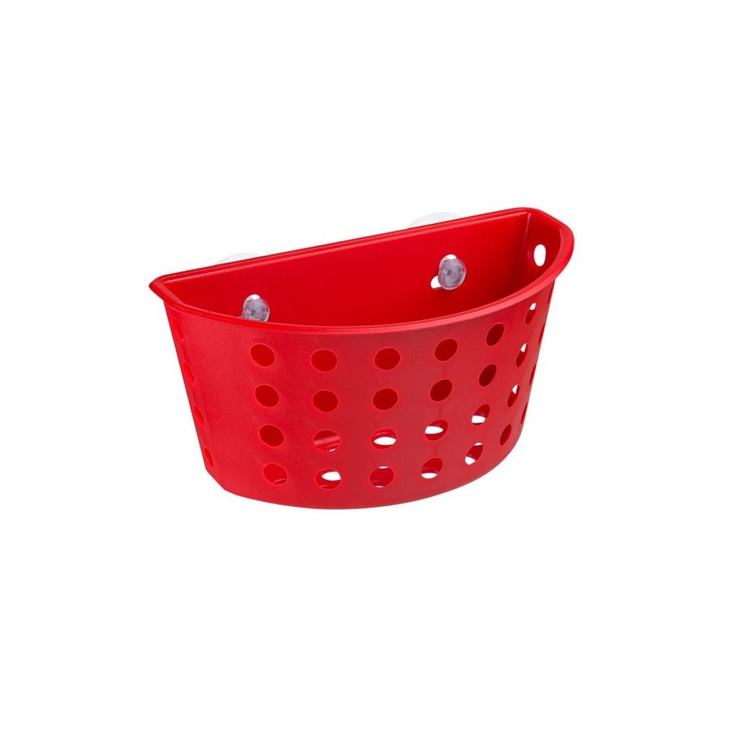 Cesta C/ Ventosas Coza 20,3 x 11,5 x 10 cm One Vermelha